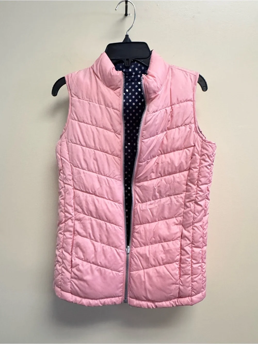GAP Navy /Pink Reversible Puffer Vest